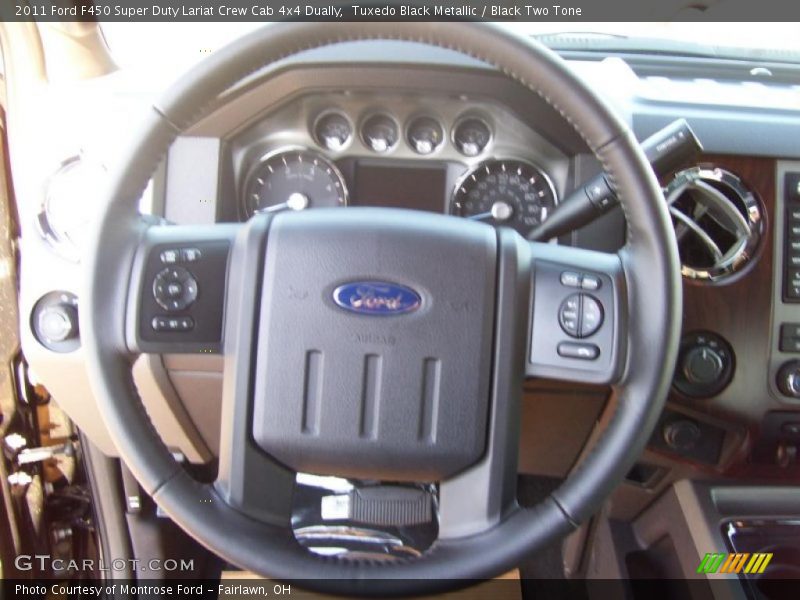  2011 F450 Super Duty Lariat Crew Cab 4x4 Dually Steering Wheel