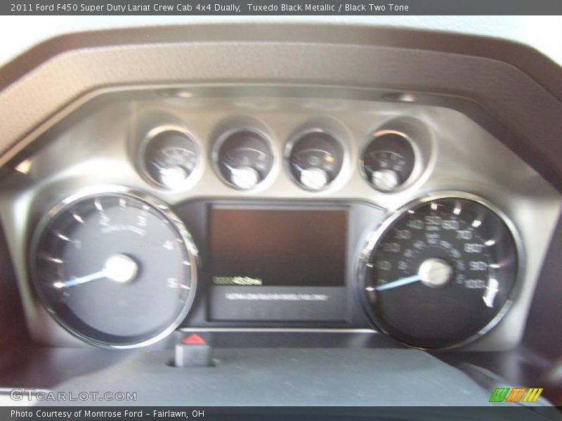 Tuxedo Black Metallic / Black Two Tone 2011 Ford F450 Super Duty Lariat Crew Cab 4x4 Dually