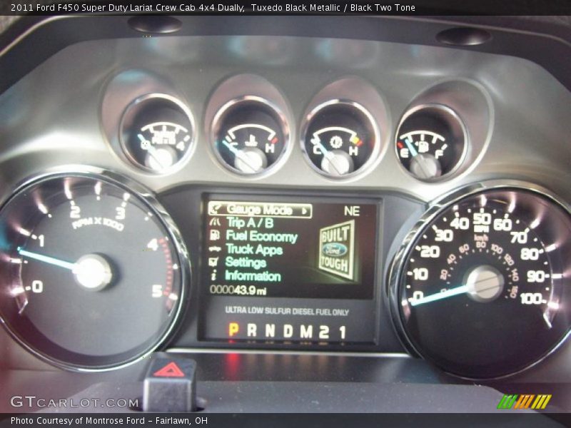  2011 F450 Super Duty Lariat Crew Cab 4x4 Dually Lariat Crew Cab 4x4 Dually Gauges