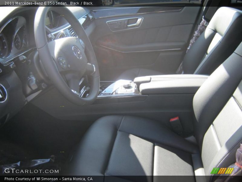 Black / Black 2011 Mercedes-Benz E 350 Sedan
