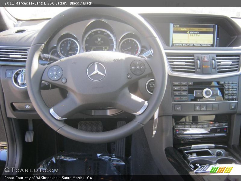 Black / Black 2011 Mercedes-Benz E 350 Sedan