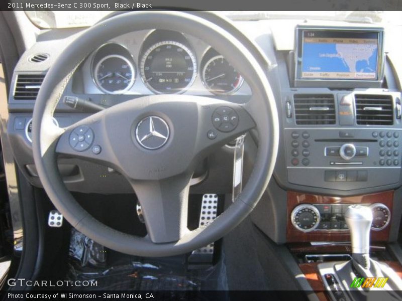 Black / Black 2011 Mercedes-Benz C 300 Sport