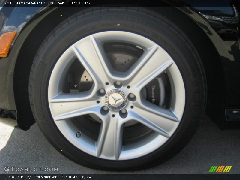Black / Black 2011 Mercedes-Benz C 300 Sport