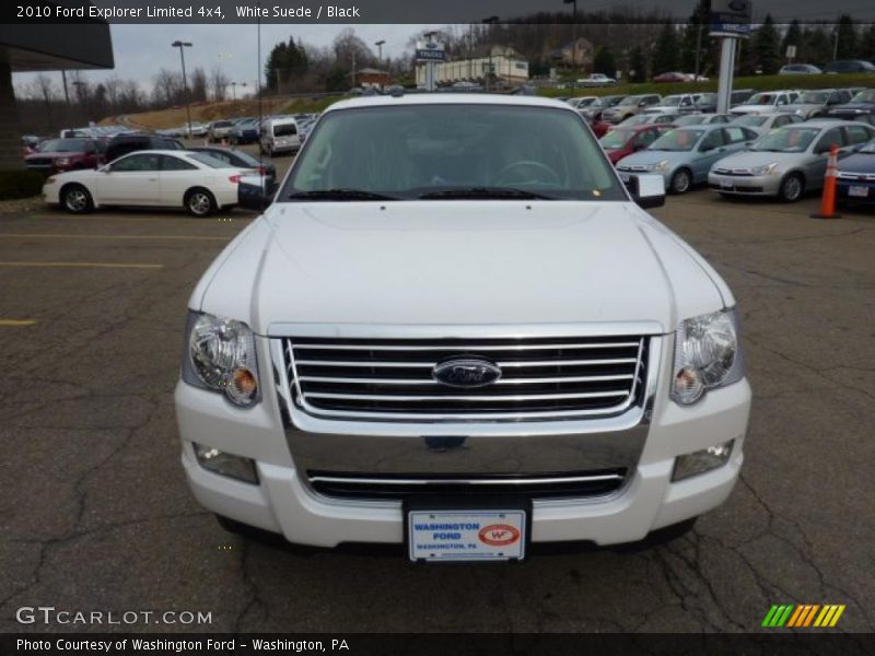 White Suede / Black 2010 Ford Explorer Limited 4x4