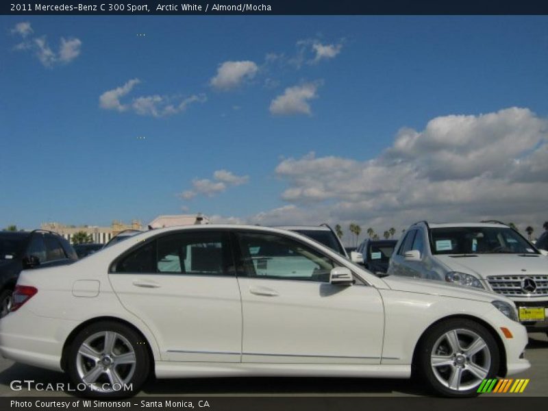 Arctic White / Almond/Mocha 2011 Mercedes-Benz C 300 Sport