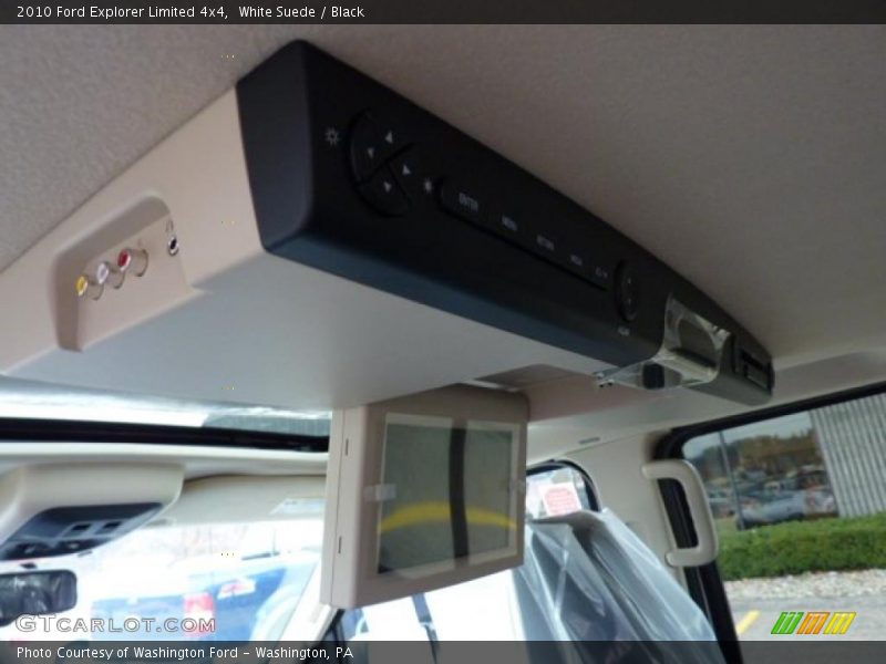 White Suede / Black 2010 Ford Explorer Limited 4x4
