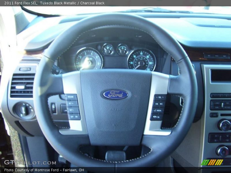 Tuxedo Black Metallic / Charcoal Black 2011 Ford Flex SEL