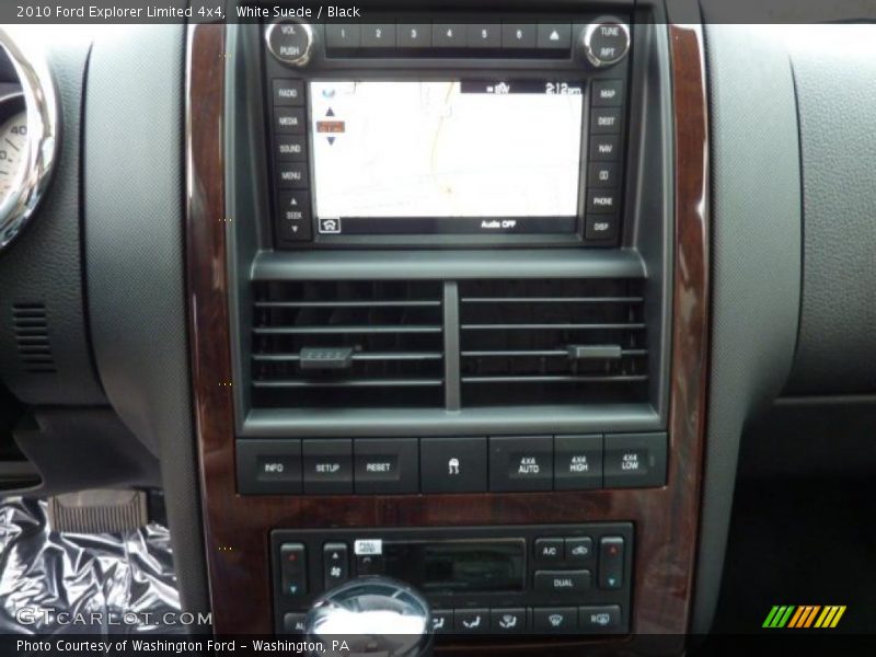 White Suede / Black 2010 Ford Explorer Limited 4x4