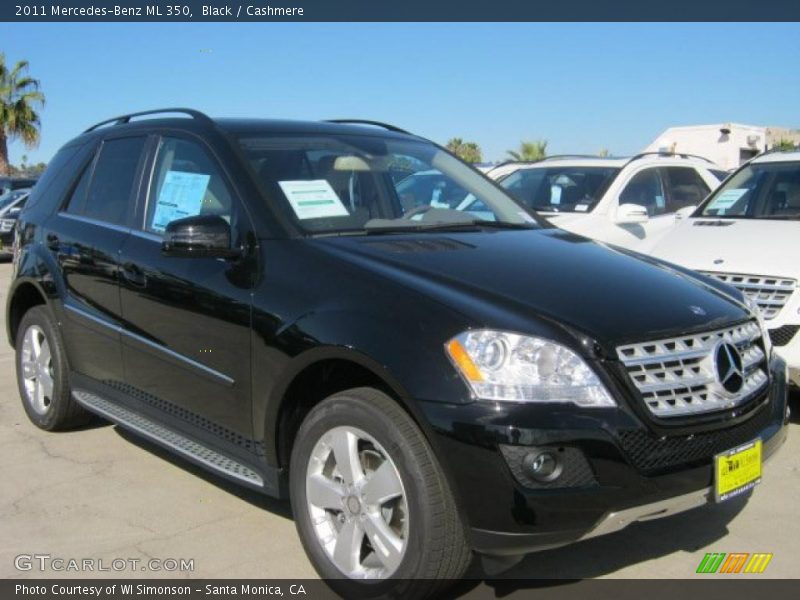Black / Cashmere 2011 Mercedes-Benz ML 350
