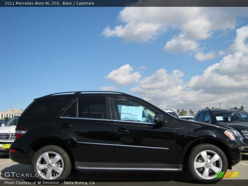 Black / Cashmere 2011 Mercedes-Benz ML 350