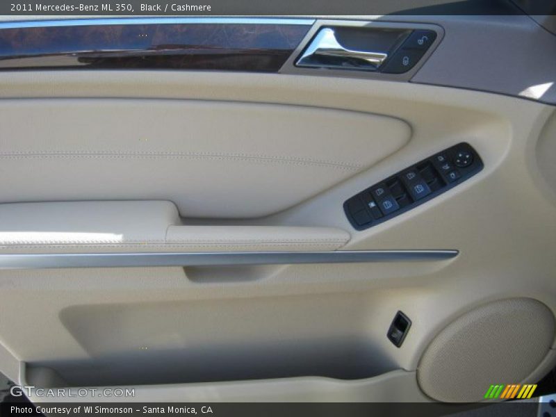 Black / Cashmere 2011 Mercedes-Benz ML 350