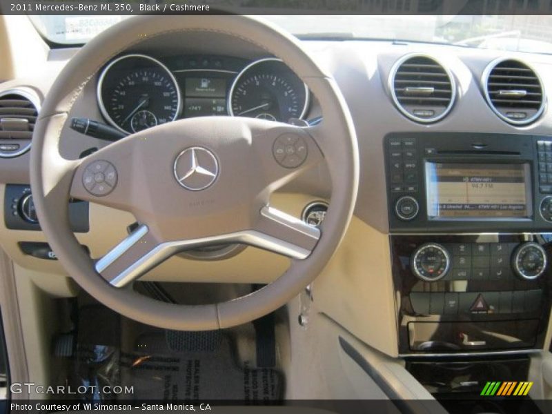 Black / Cashmere 2011 Mercedes-Benz ML 350