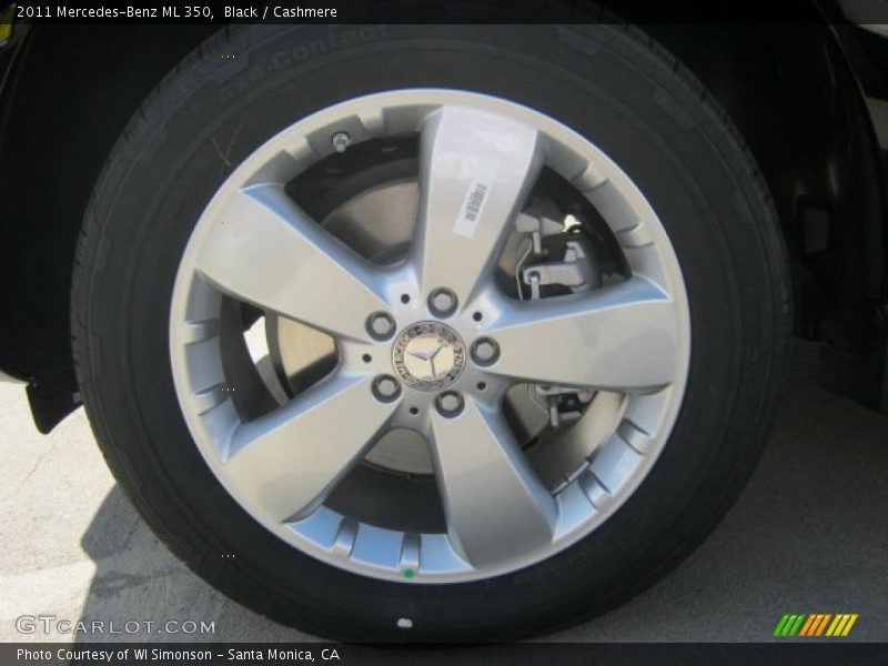 Black / Cashmere 2011 Mercedes-Benz ML 350