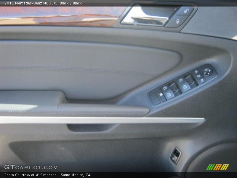 Black / Black 2011 Mercedes-Benz ML 350