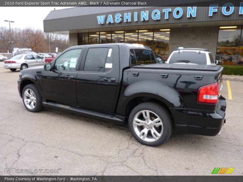 Black / Adrenalin Charcoal Black 2010 Ford Explorer Sport Trac Adrenalin AWD