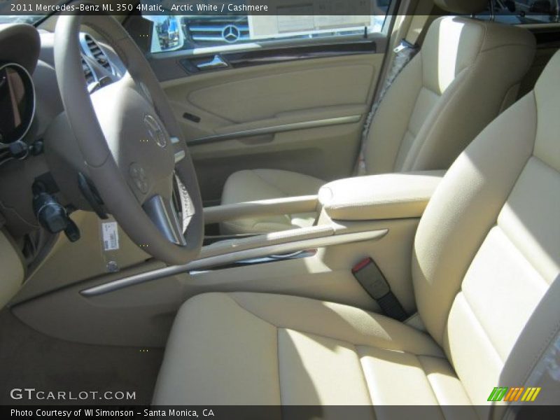  2011 ML 350 4Matic Cashmere Interior
