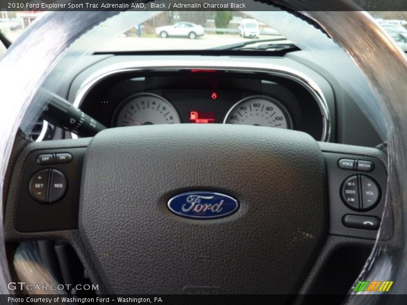 Controls of 2010 Explorer Sport Trac Adrenalin AWD