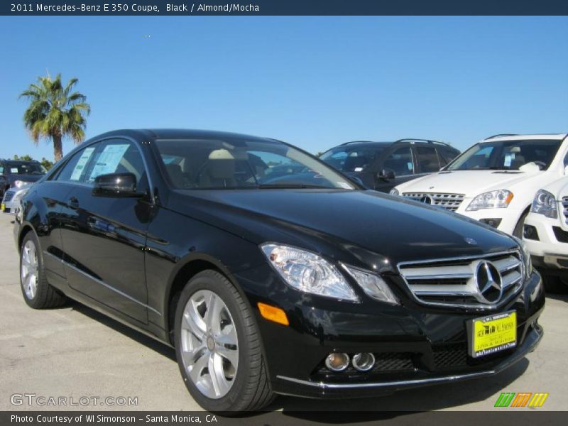 Black / Almond/Mocha 2011 Mercedes-Benz E 350 Coupe
