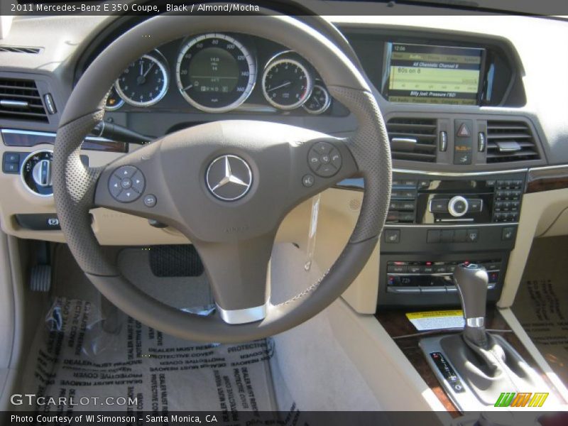 Black / Almond/Mocha 2011 Mercedes-Benz E 350 Coupe