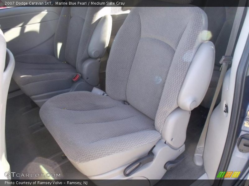 Marine Blue Pearl / Medium Slate Gray 2007 Dodge Caravan SXT
