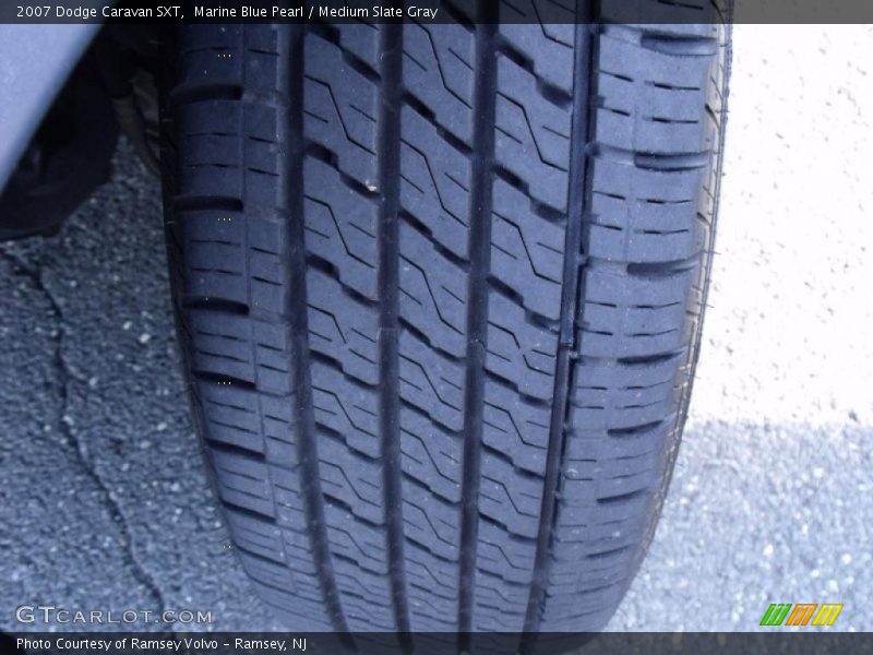 Marine Blue Pearl / Medium Slate Gray 2007 Dodge Caravan SXT