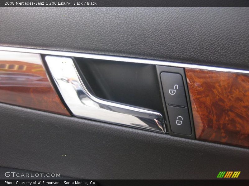 Black / Black 2008 Mercedes-Benz C 300 Luxury