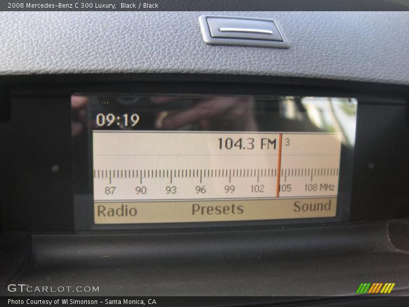 Black / Black 2008 Mercedes-Benz C 300 Luxury