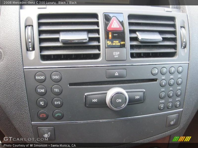 Black / Black 2008 Mercedes-Benz C 300 Luxury