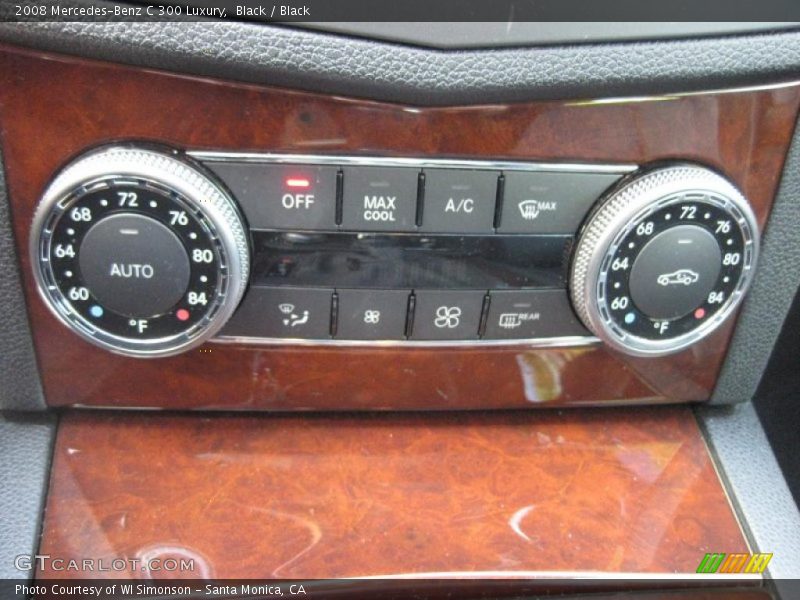 Black / Black 2008 Mercedes-Benz C 300 Luxury