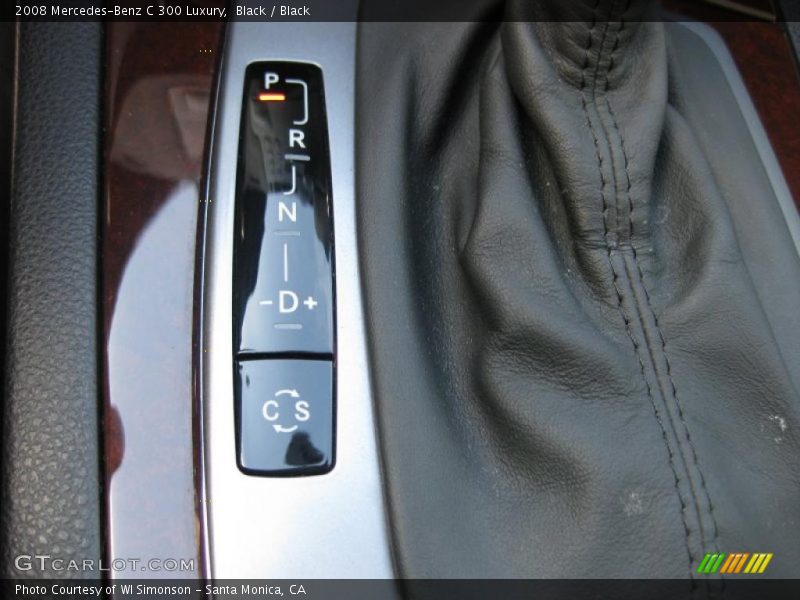 Black / Black 2008 Mercedes-Benz C 300 Luxury