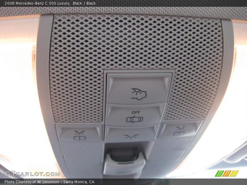 Black / Black 2008 Mercedes-Benz C 300 Luxury
