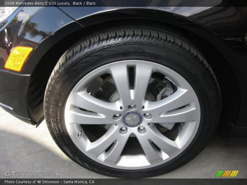 Black / Black 2008 Mercedes-Benz C 300 Luxury