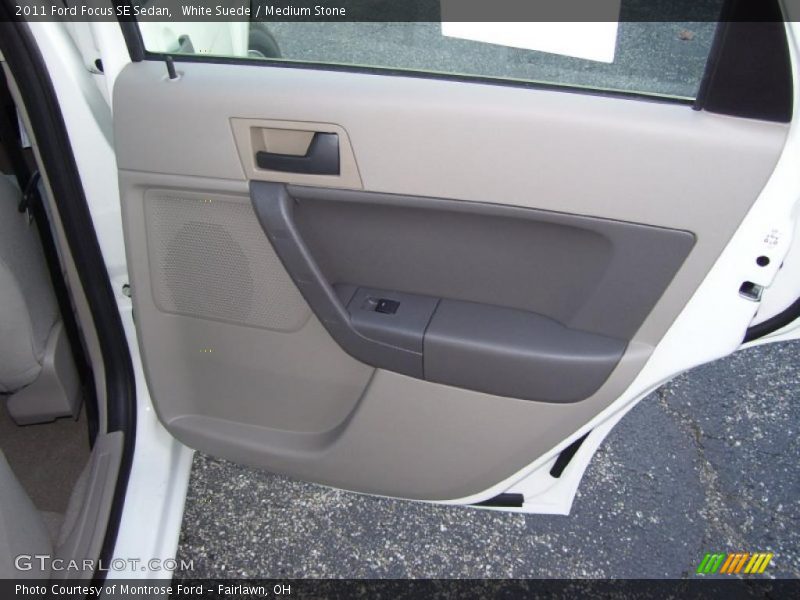 White Suede / Medium Stone 2011 Ford Focus SE Sedan