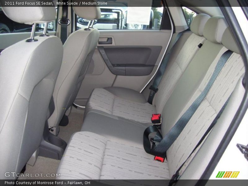 White Suede / Medium Stone 2011 Ford Focus SE Sedan