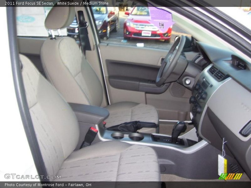 White Suede / Medium Stone 2011 Ford Focus SE Sedan