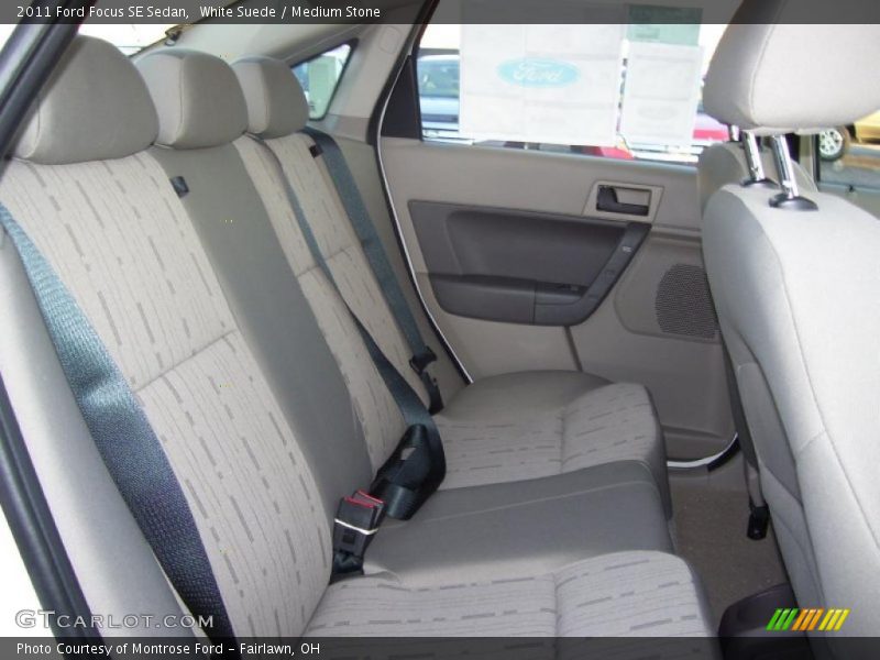 White Suede / Medium Stone 2011 Ford Focus SE Sedan