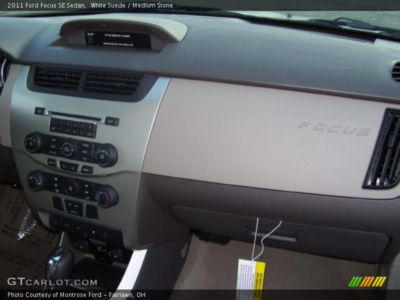 White Suede / Medium Stone 2011 Ford Focus SE Sedan