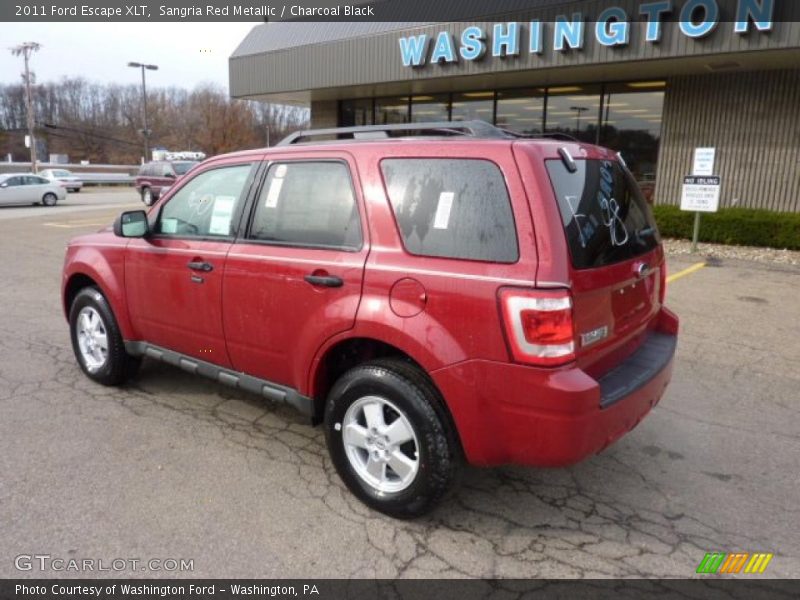 Sangria Red Metallic / Charcoal Black 2011 Ford Escape XLT