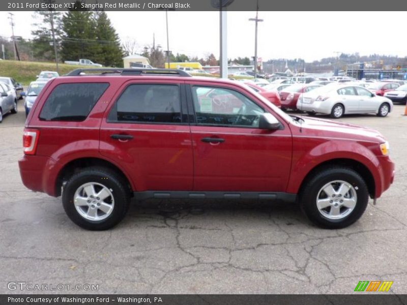 Sangria Red Metallic / Charcoal Black 2011 Ford Escape XLT