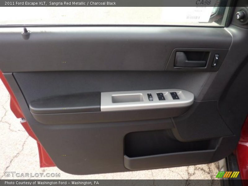 Sangria Red Metallic / Charcoal Black 2011 Ford Escape XLT