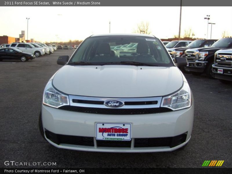 White Suede / Medium Stone 2011 Ford Focus SE Sedan