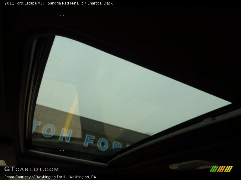 Sangria Red Metallic / Charcoal Black 2011 Ford Escape XLT