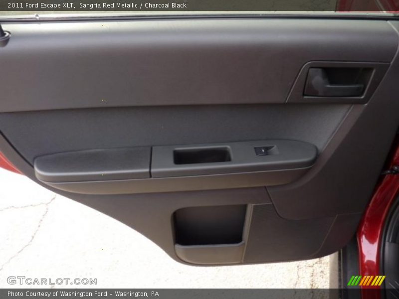Sangria Red Metallic / Charcoal Black 2011 Ford Escape XLT
