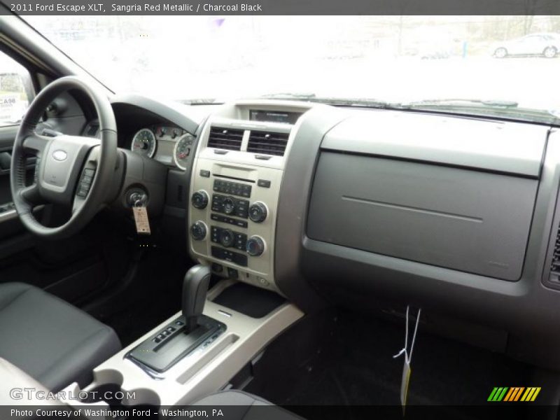 Sangria Red Metallic / Charcoal Black 2011 Ford Escape XLT