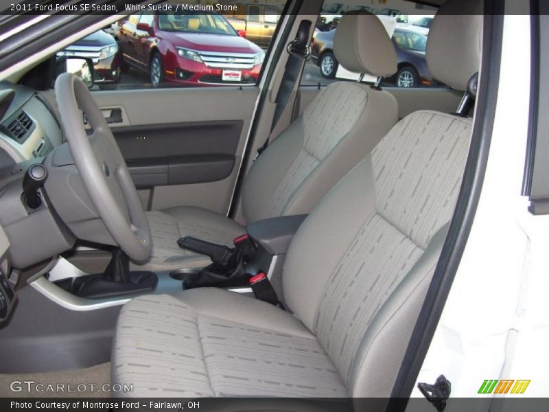 White Suede / Medium Stone 2011 Ford Focus SE Sedan