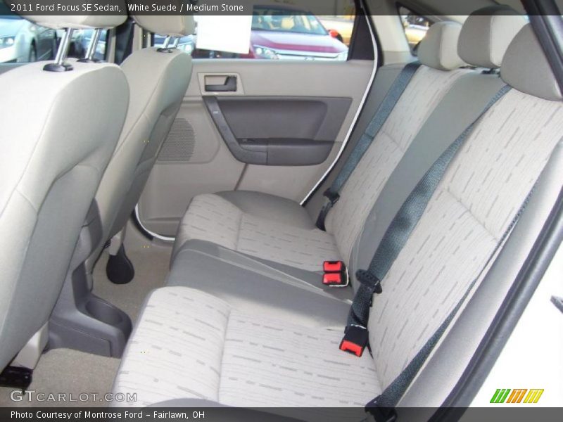 White Suede / Medium Stone 2011 Ford Focus SE Sedan