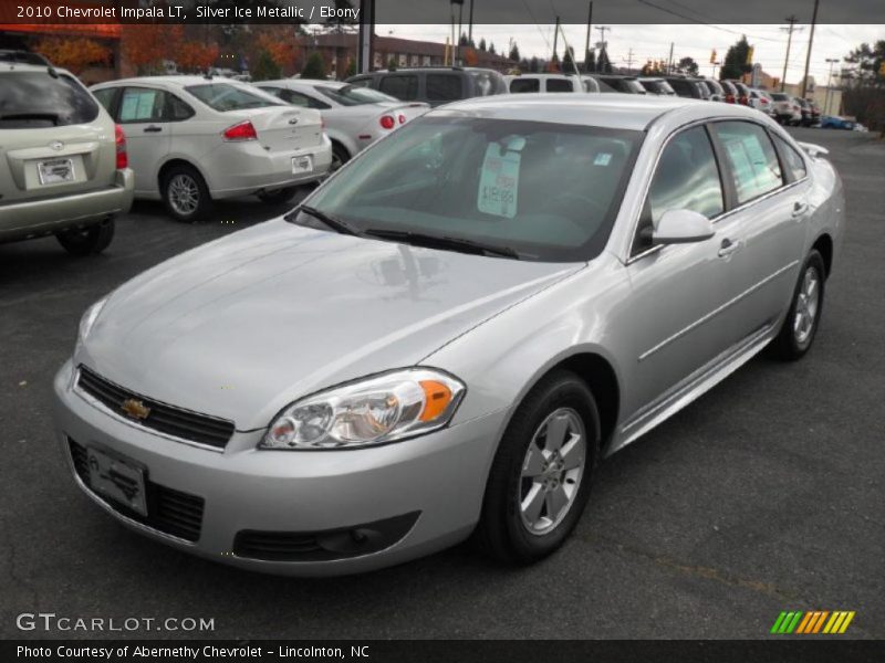 Silver Ice Metallic / Ebony 2010 Chevrolet Impala LT