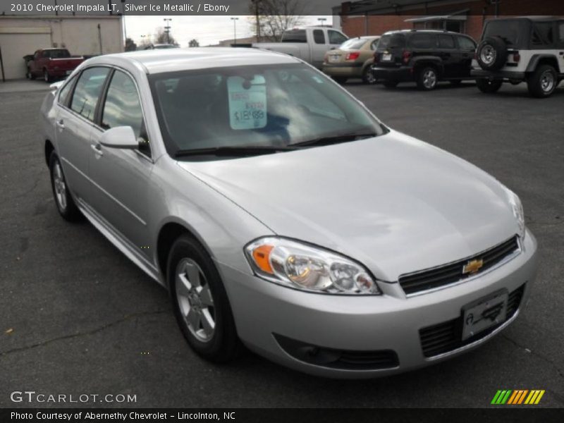 Silver Ice Metallic / Ebony 2010 Chevrolet Impala LT