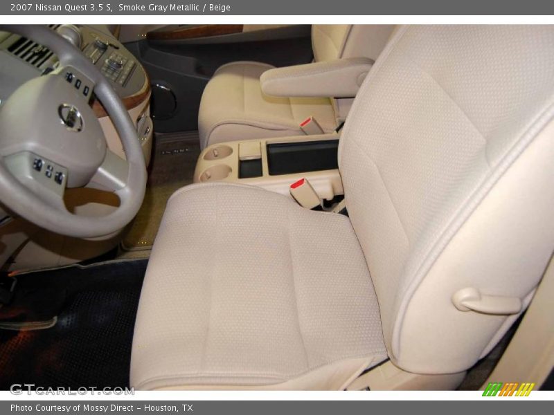 Smoke Gray Metallic / Beige 2007 Nissan Quest 3.5 S