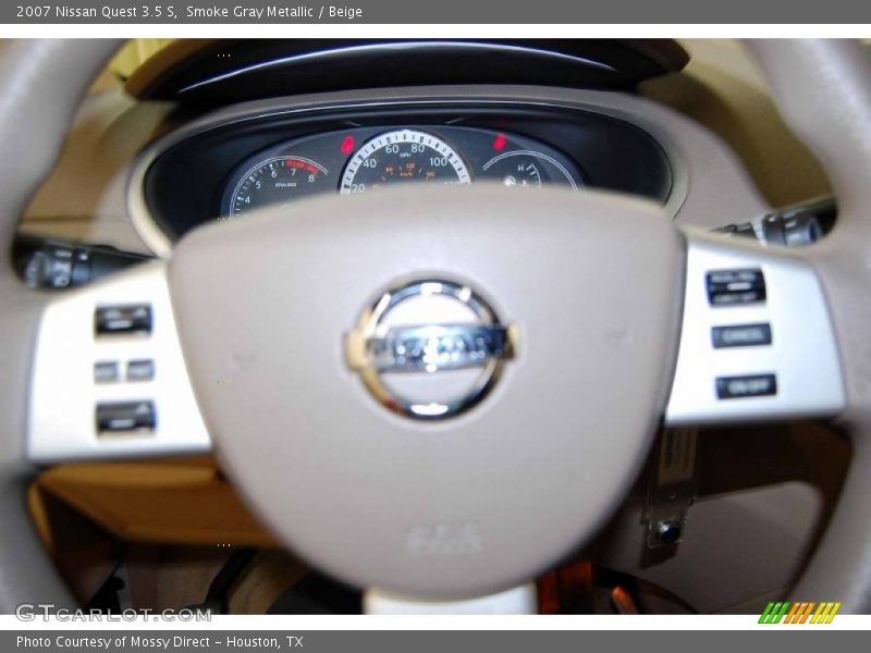 Smoke Gray Metallic / Beige 2007 Nissan Quest 3.5 S